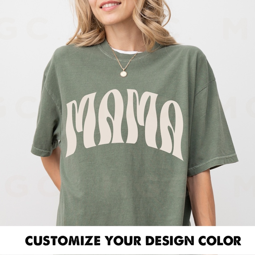 Comfort Colors Boho Mama Vinyl Graphic Tee